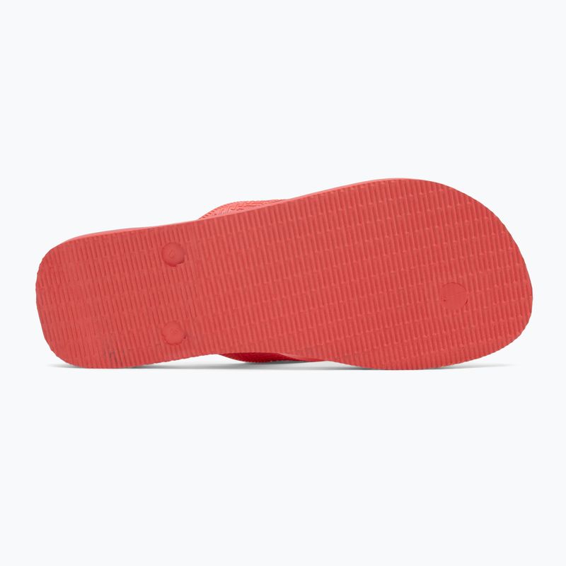 Havaianas Brasil Logo trópusi korallszínű szandálok 4
