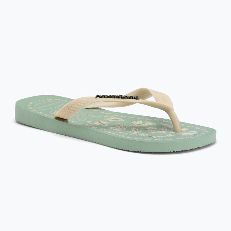 Női Havaianas Top Tropicalia Vibes flip flopok tengerparti zöld