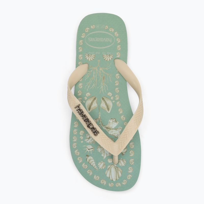 Női Havaianas Top Tropicalia Vibes flip flopok tengerparti zöld 5