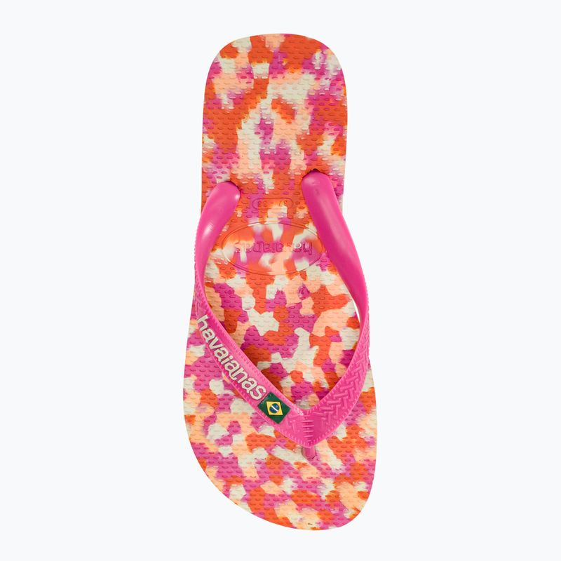 Havaianas Brasil Tech II pink flux flip-flop papucs 5