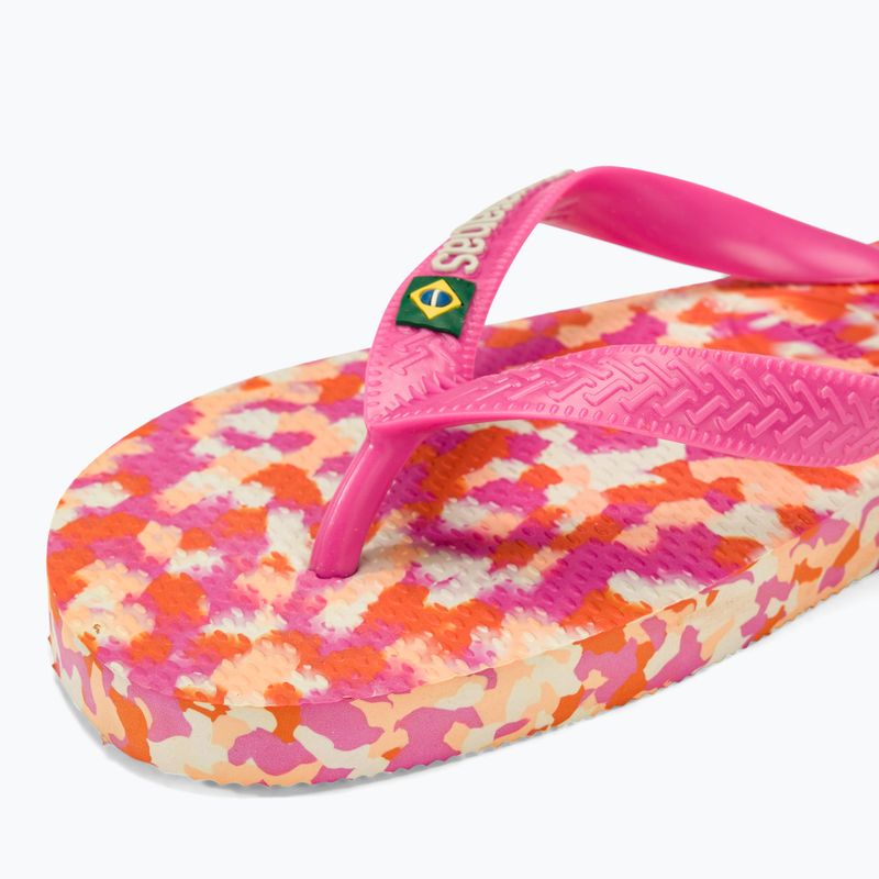 Havaianas Brasil Tech II pink flux flip-flop papucs 7