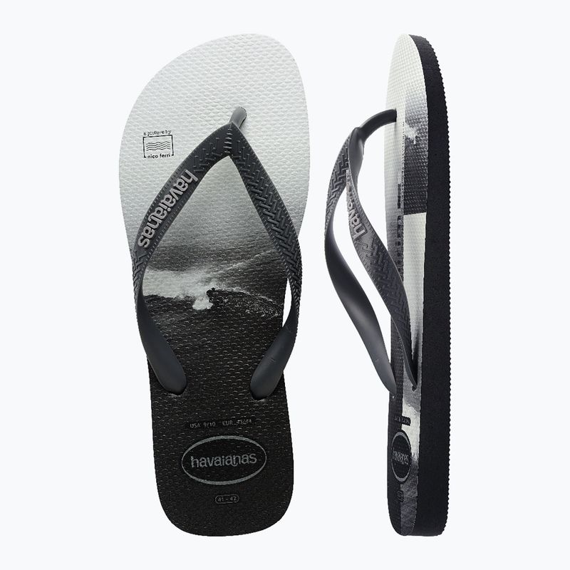 Férfi Havaianas Top Surfer I új grafit flip flopok 5