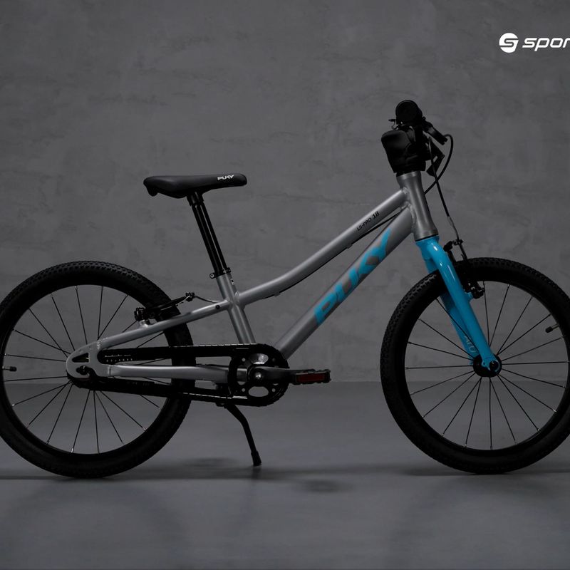 PUKY LS Pro 18 gyermek kerékpár ezüst-kék 7