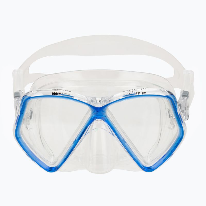 Gyerek snorkeling maszk Mares Zephir JR blue/clear 2