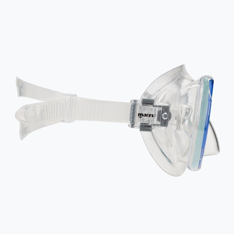 Gyerek snorkeling maszk Mares Zephir JR blue/clear 3