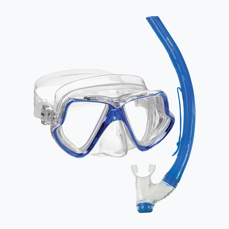 Mares Zephir búvárszett maszk + snorkel kék/színtelen 411769 10