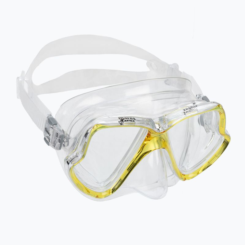 Mares Zephir búvárszett maszk + snorkel sárga/színtelen 411769 2