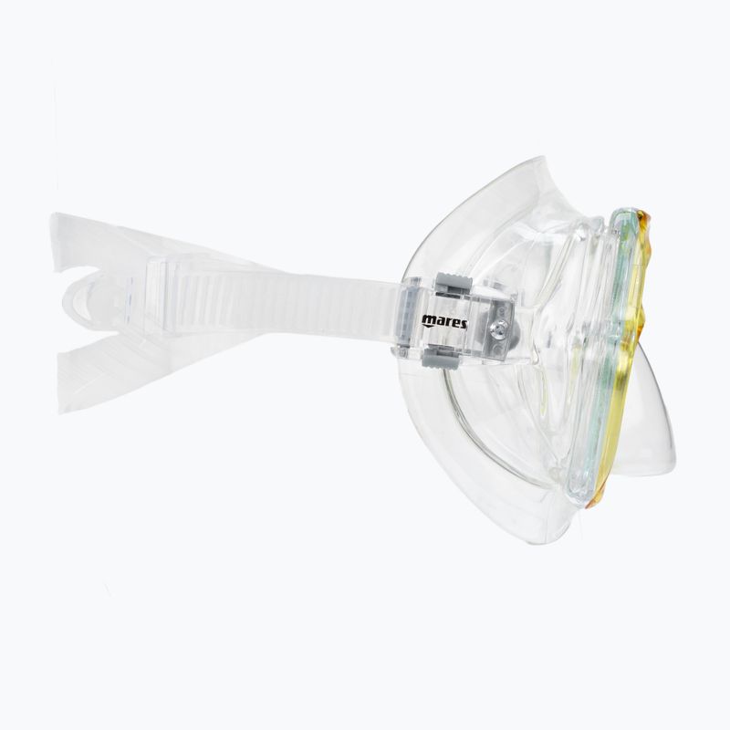 Mares Zephir búvárszett maszk + snorkel sárga/színtelen 411769 4