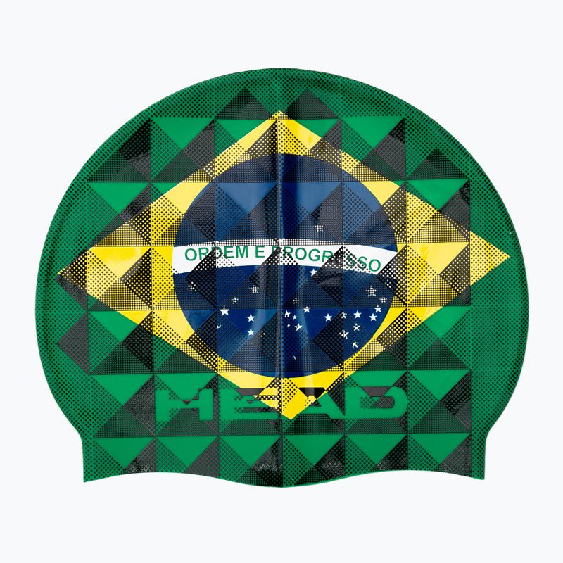 HEAD Flag szarvasbőr szarvasbőr zöld úszósapka 455288