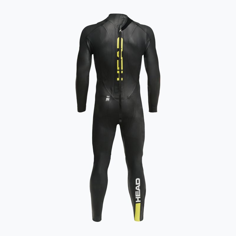 HEAD Ow Free 3.2 BKYW triatlon búvárruha fekete/sárga 452443 3