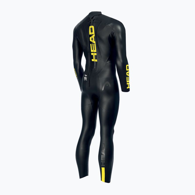 HEAD Ow Free 3.2 BKYW triatlon búvárruha fekete/sárga 452443 7