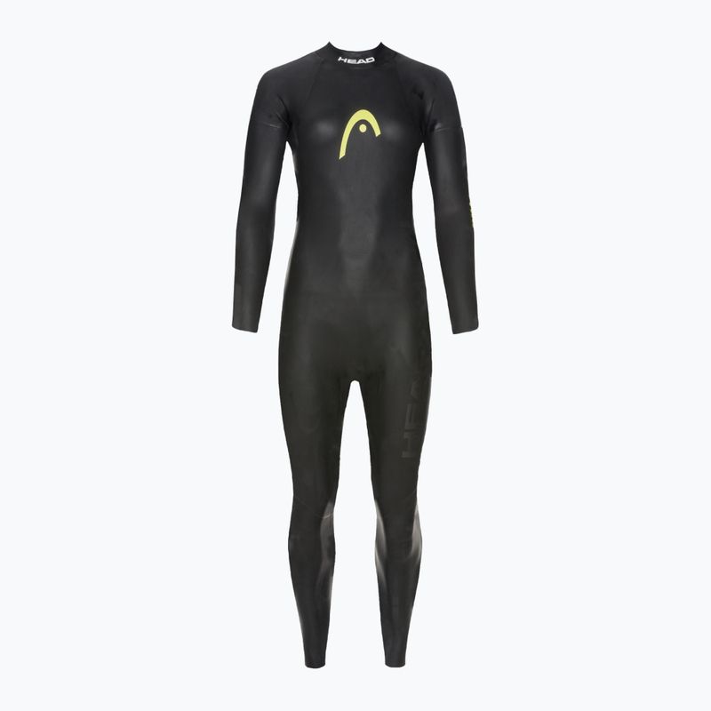 Női triatlon búvárruha HEAD Ow Free 3.2 fekete/sárga 2