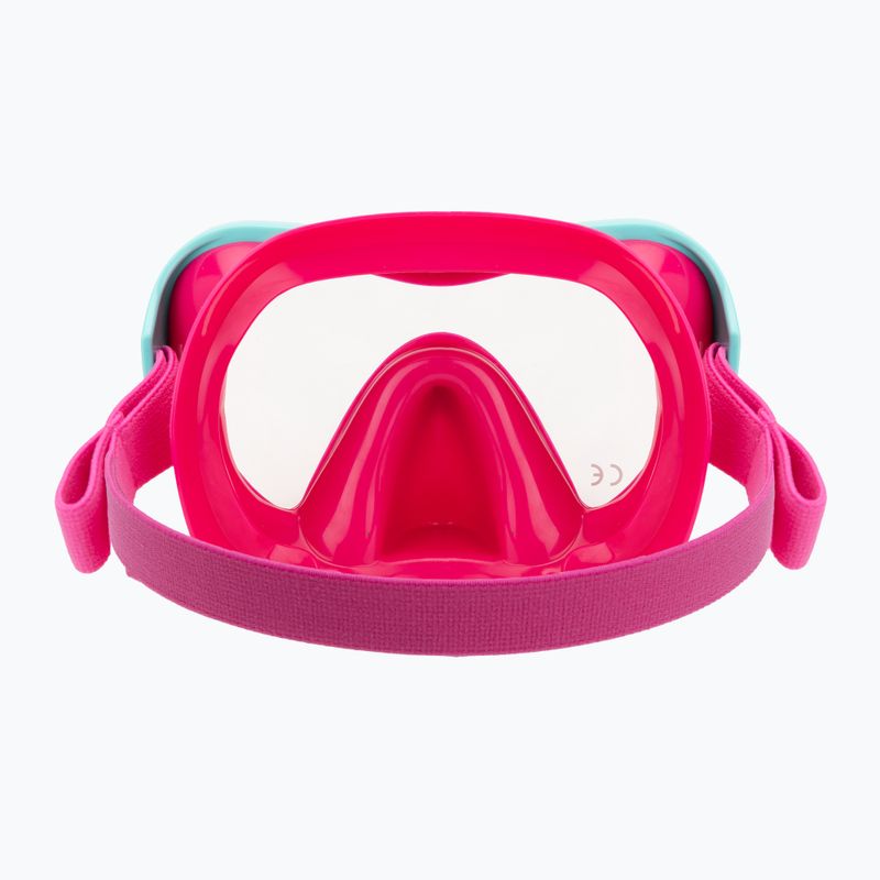 Gyerek snorkeling maszk Mares Turtle aqua/pink 4