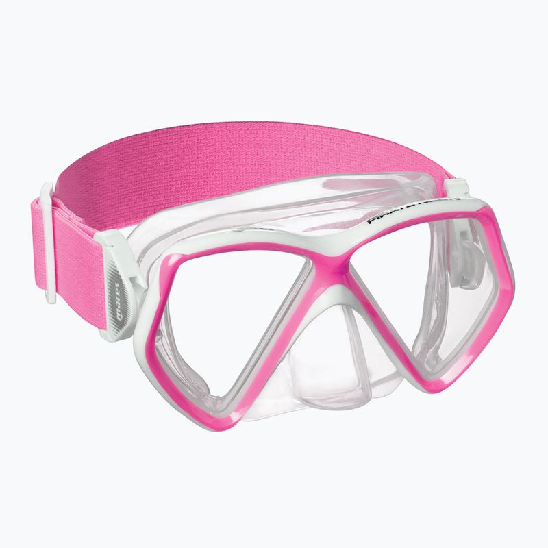 Gyerek snorkeling készlet Mares Combo Pirate Neon pink/white/clear 2