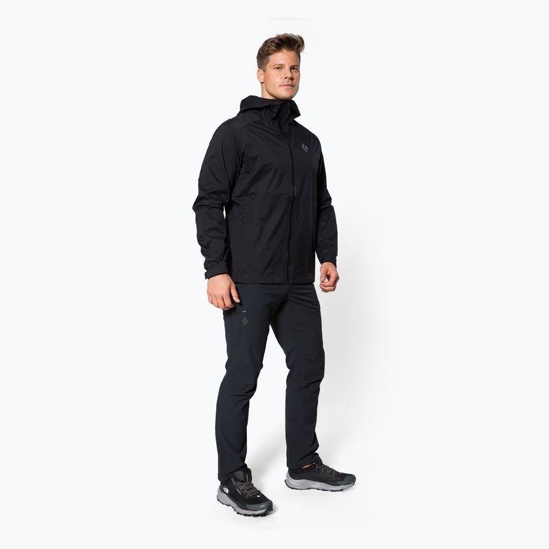 Black Diamond Stormline Stretch férfi membrános esőkabát fekete APCDT0015XSM1 2