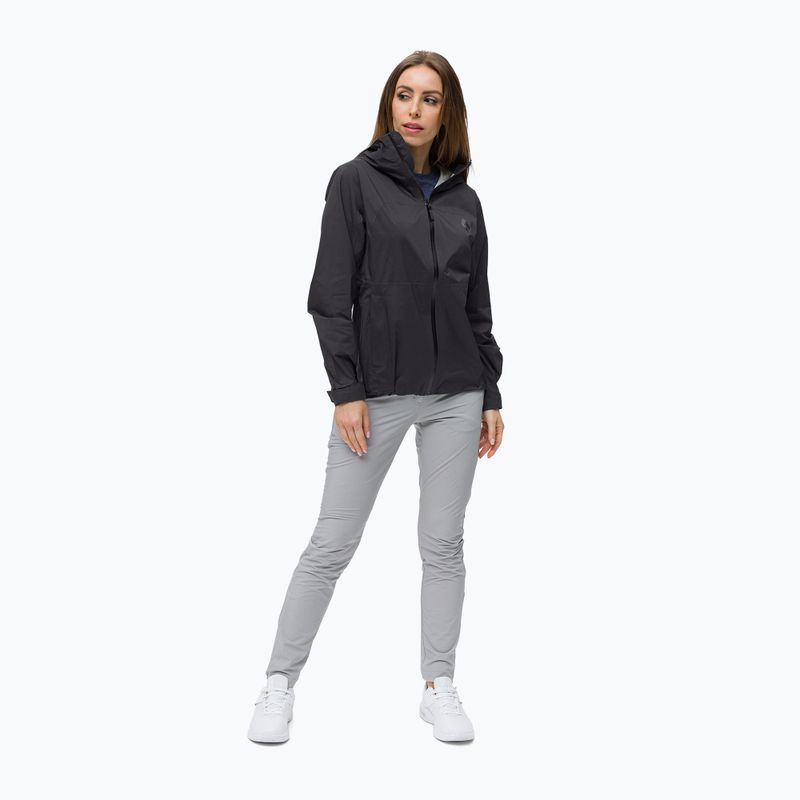 Black Diamond női Stormline Stretch esőkabát fekete APM697015XLG1 2