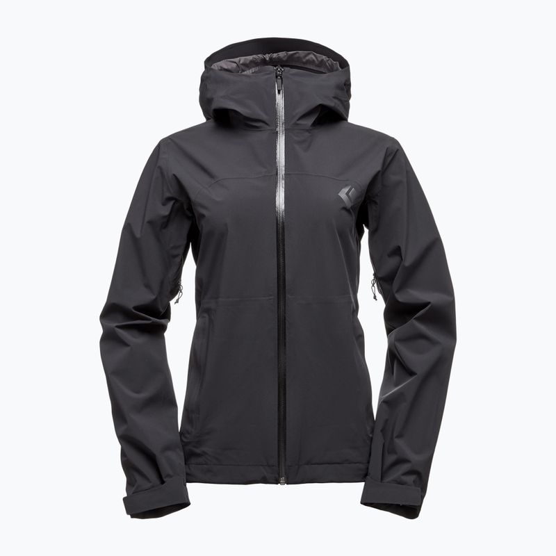 Black Diamond női Stormline Stretch esőkabát fekete APM697015XLG1 6