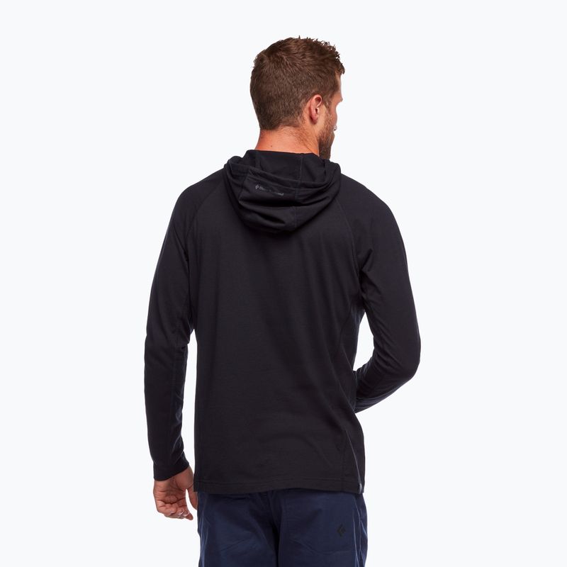 Férfi trekking pulóver Black Diamond Crag Hoody fekete AP7520000002 2