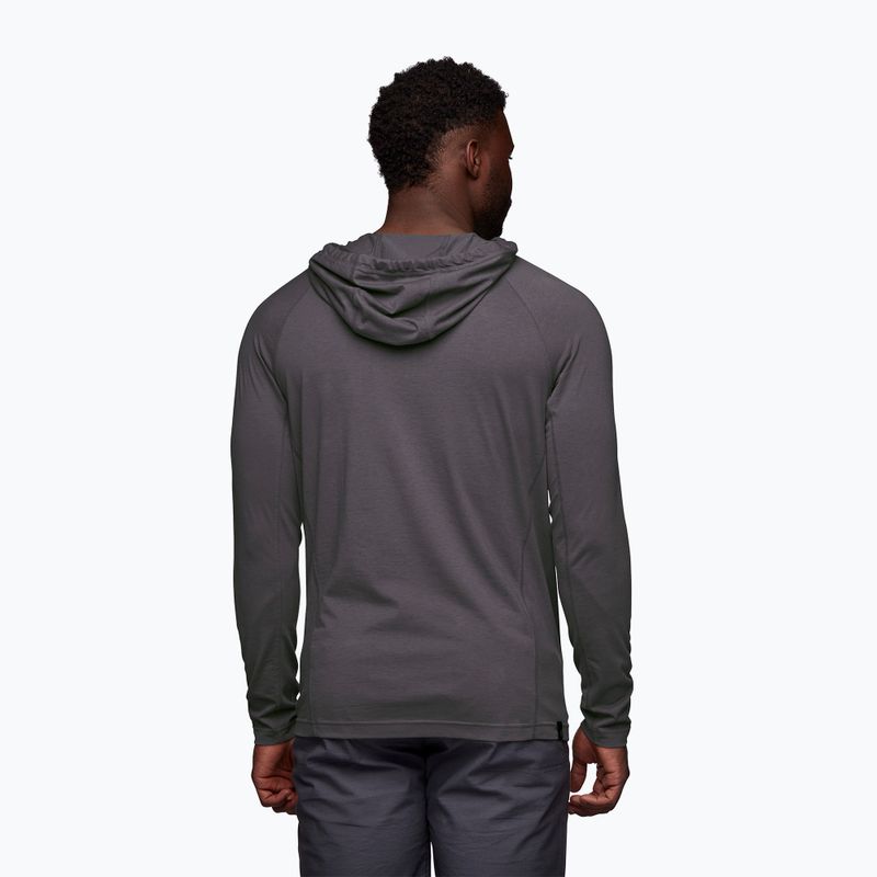 Férfi trekking pulóver Black Diamond Crag Hoody szürke AP7520000003LRG1 2