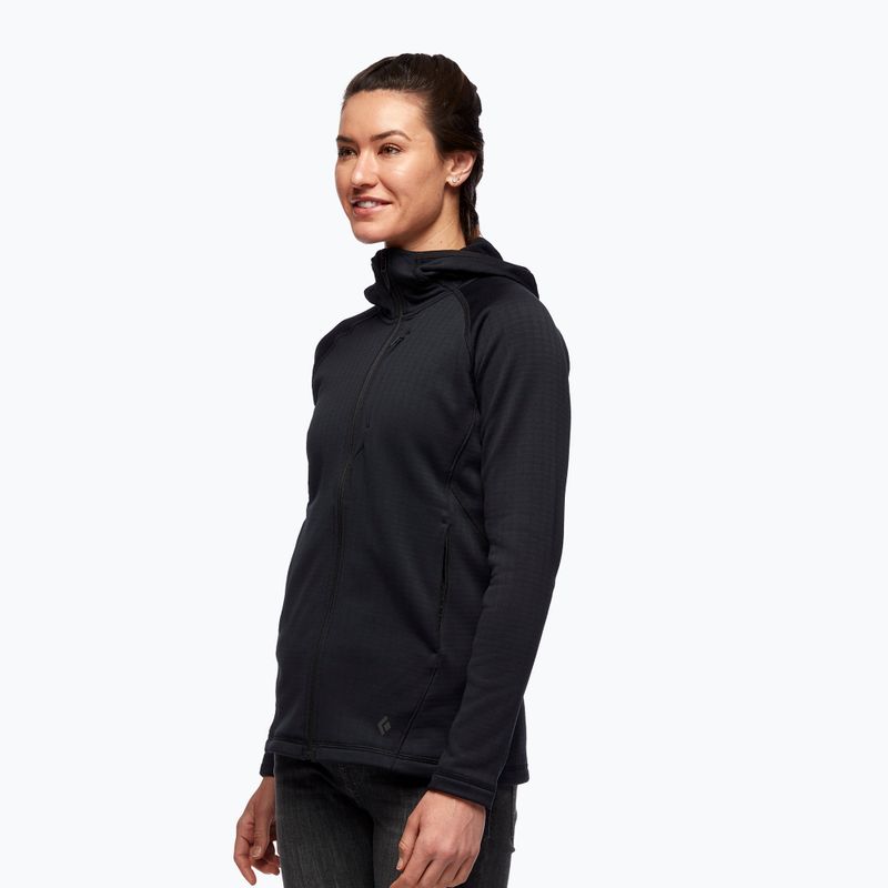 Női trekking dzseki Black Diamond Factor Hoody fekete AP7440800002 3