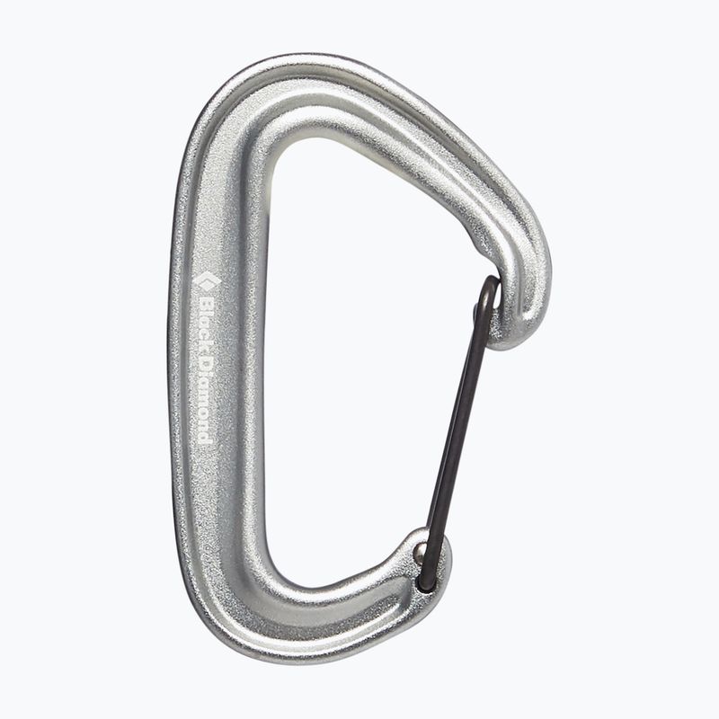 Karabíner Black Diamond Miniwire light gray