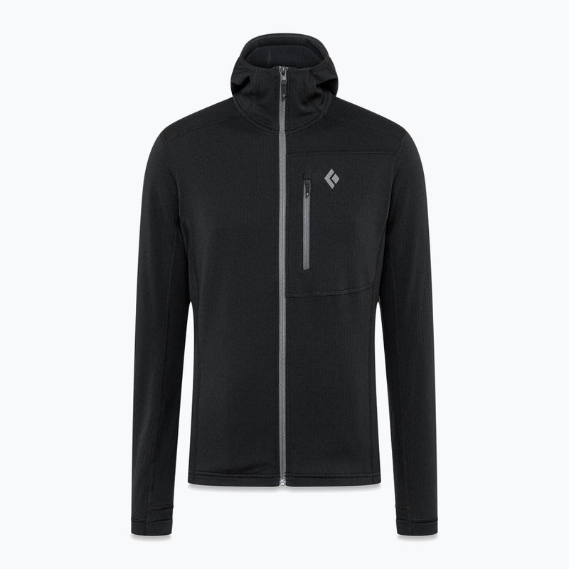 Férfi trekking pulóver Black Diamond Coefficient Fleece Hoody fekete AP744040200002LRG1 5