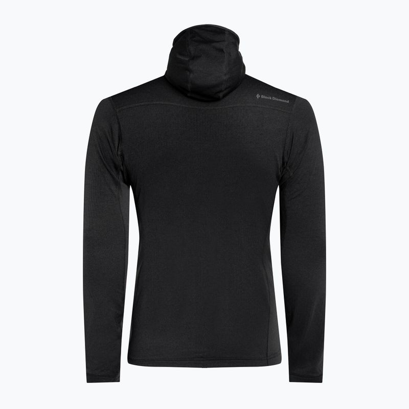 Férfi trekking pulóver Black Diamond Coefficient Fleece Hoody fekete AP744040200002LRG1 6