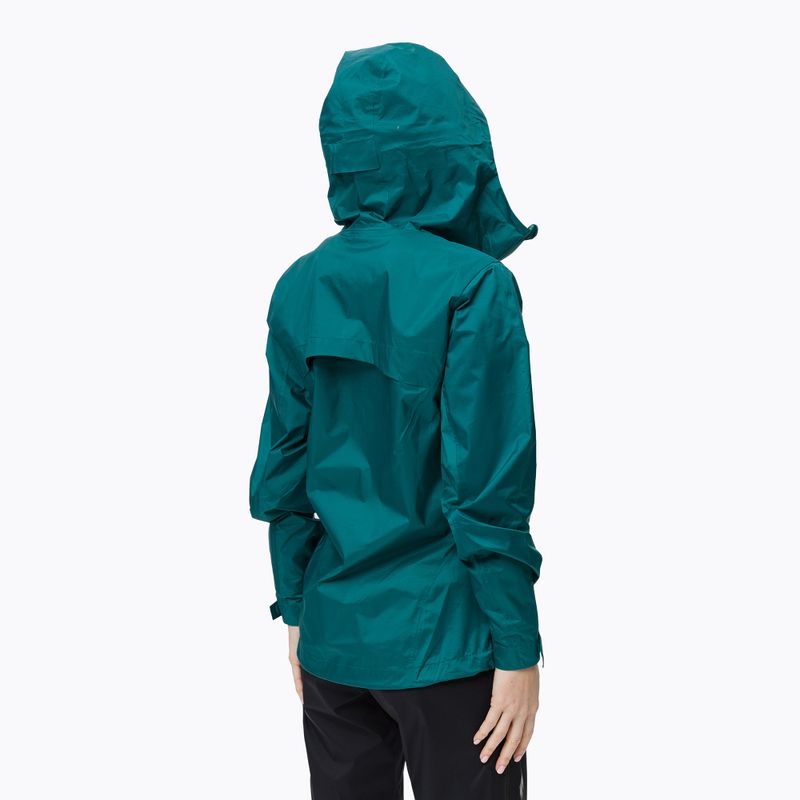 Női Black Diamond Treeline membrános esőkabát zöld AP7450093032XSM1 4