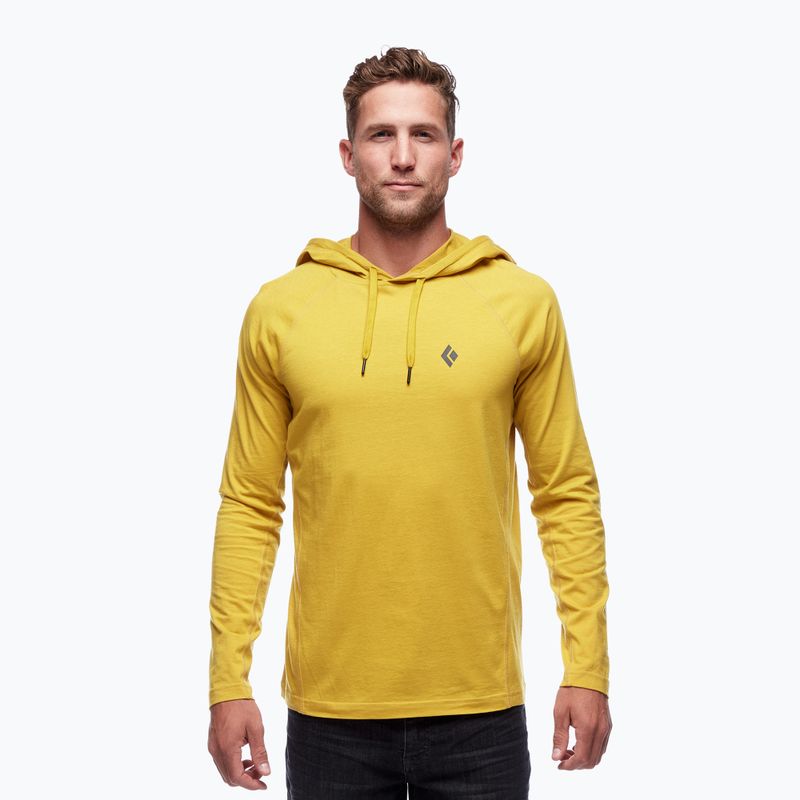 Férfi trekking pulóver Black Diamond Crag Hoody sárga AP7520007006 2