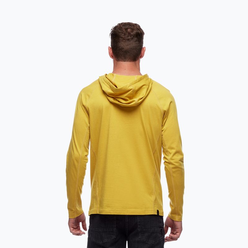 Férfi trekking pulóver Black Diamond Crag Hoody sárga AP7520007006 3