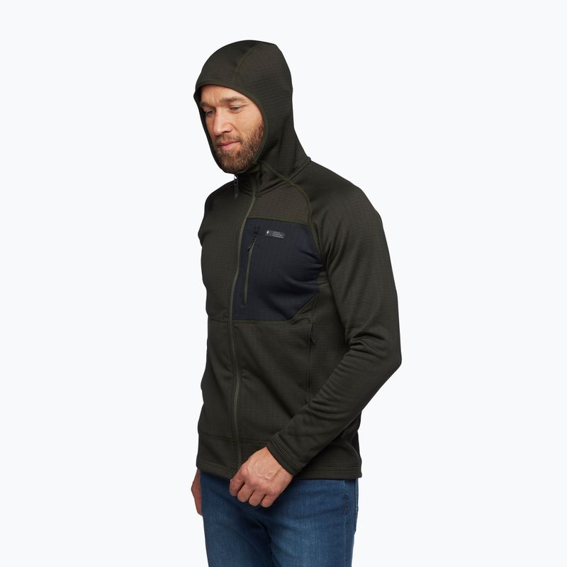 Férfi trekking pulóver Black Diamond Factor Hoody cypress 5