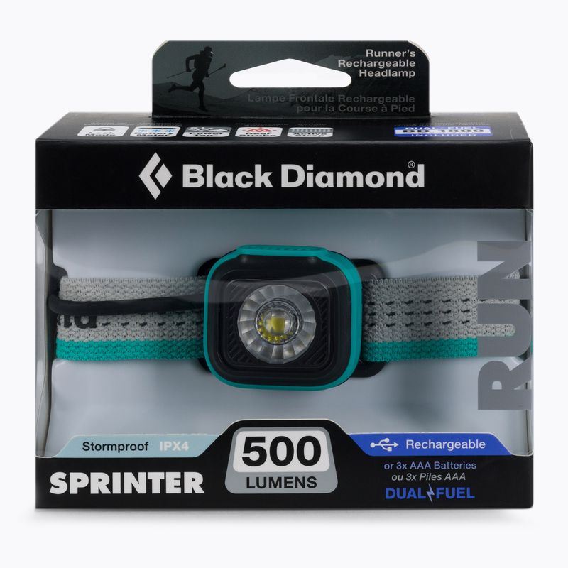 Black Diamond Sprinter 500 fejlámpa zöld BD620670404050ALL1 2