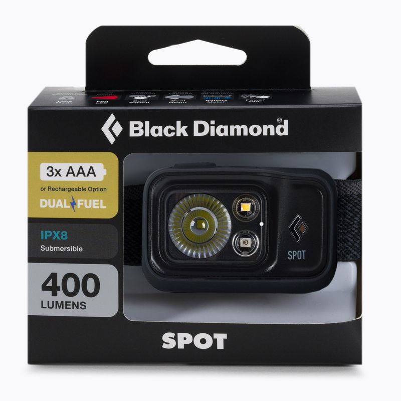 Black Diamond Spot 400 fejlámpa szürke BD6206720004ALL1 2