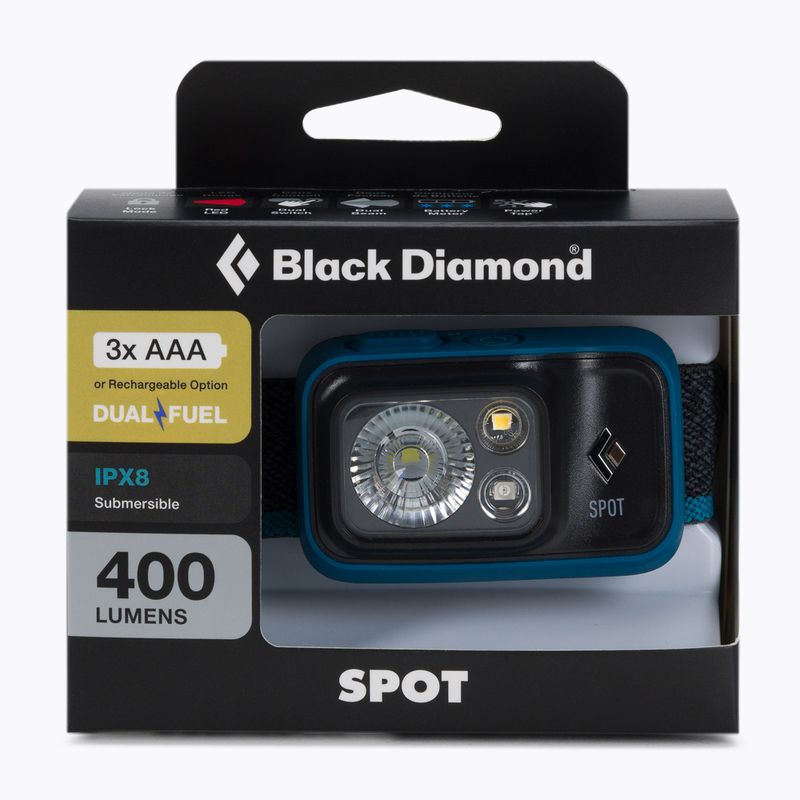 Black Diamond Spot 400 fejlámpa kék BD6206724004ALL1 2