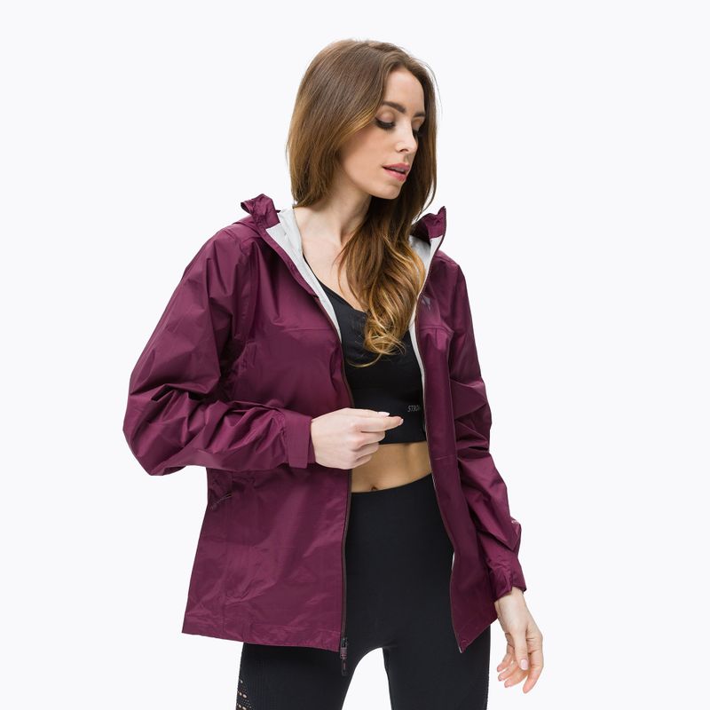 Női Black Diamond Treeline membrános esőkabát lila AP7450095016XSM1