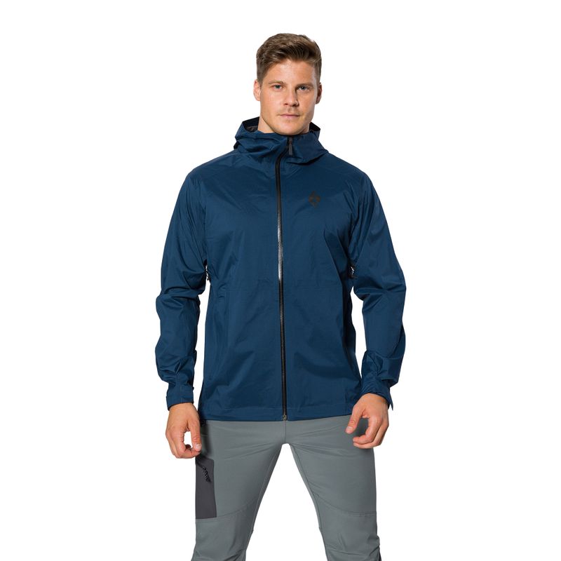 Férfi Black Diamond Stormline Stretch kék APCDT04013SML1 Esőkabát membránnal
