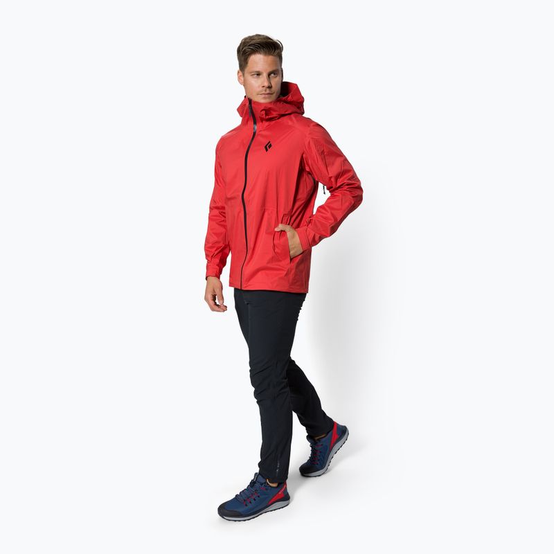 Férfi Black Diamond Stormline Stretch Mental vízálló kabát piros APCDT06040SML1 2