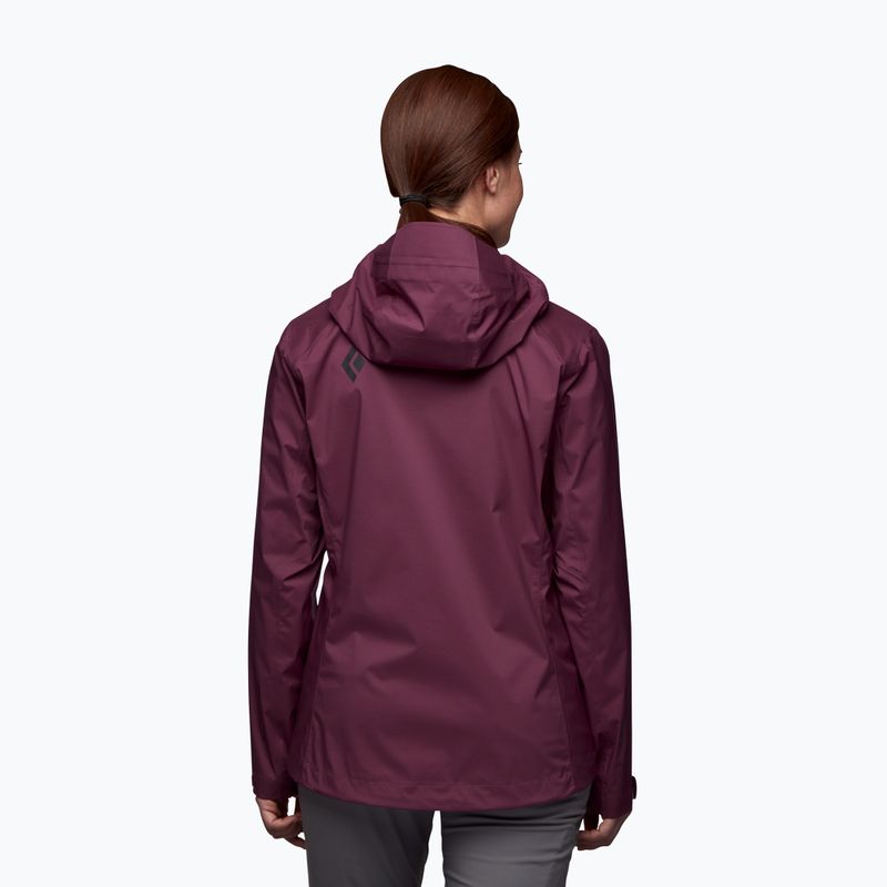 Black Diamond női Stormline Stretch esőkabát lila APM6975016XXS1 3