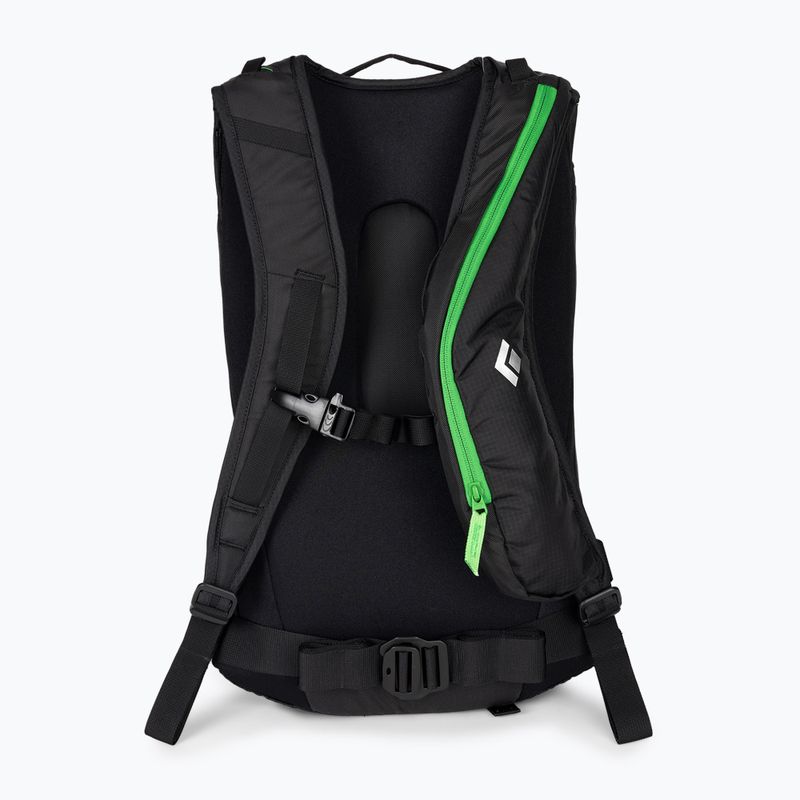 Black Diamond Dawn Patrol 15 fekete ejtőernyős hátizsák 3