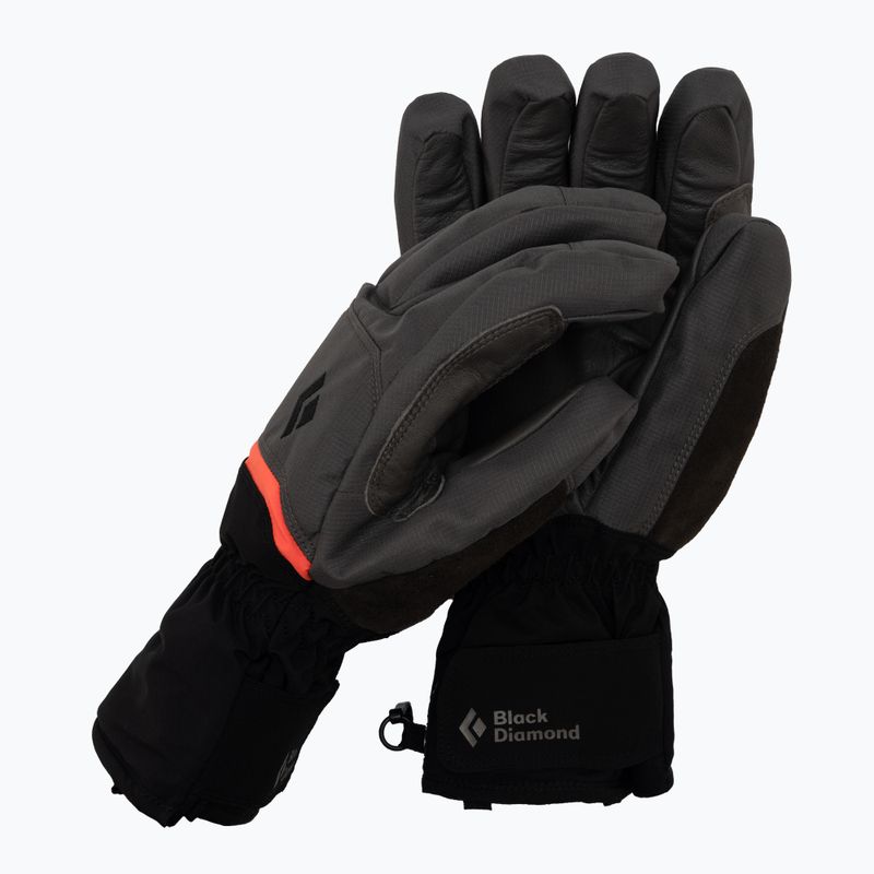 Black Diamond Mission síelő kesztyű fekete/szürke BD8019162011LRG1
