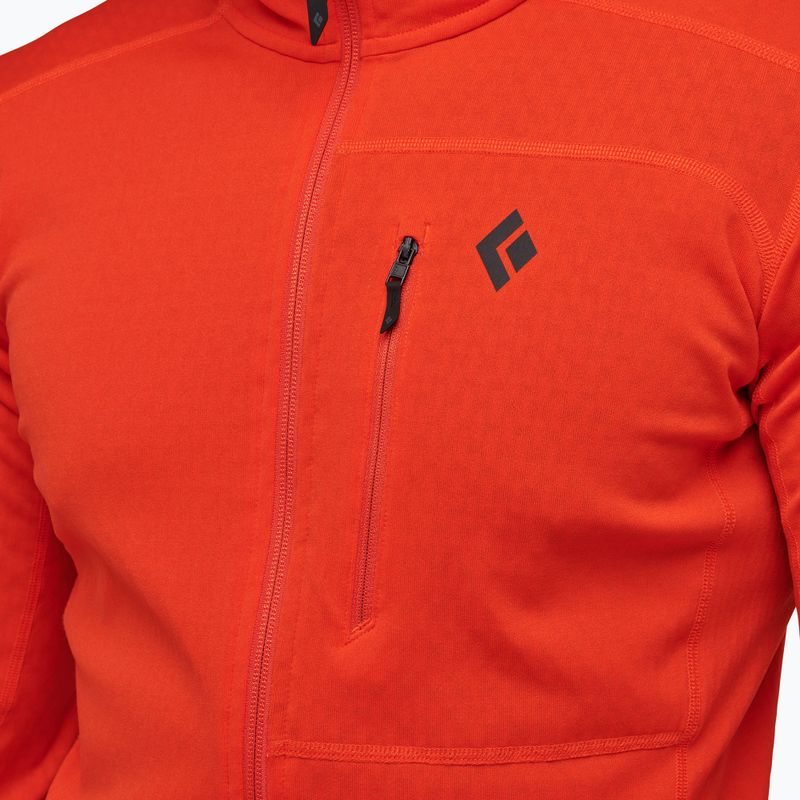 Férfi trekking pulóver Black Diamond Coefficient Fleece Hoody piros AP7440208001 3