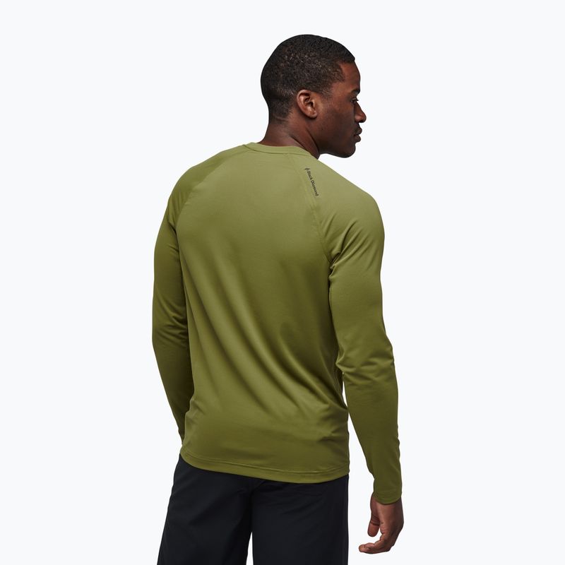 Férfi trekking pulóver Black Diamond Alpenglow Crew Camp Zöld AP7520923039 7