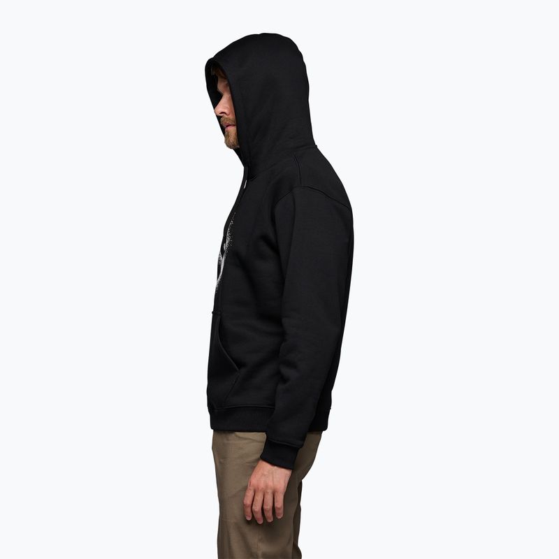 Férfi melegítőfelső Black Diamond Chalked Up 2.0 Po Hoody black 2