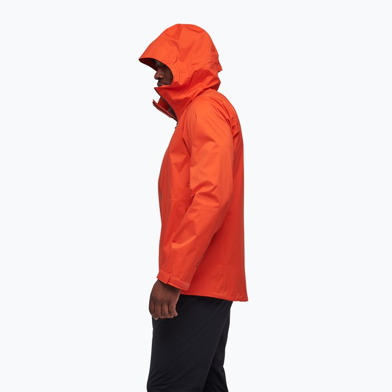 Black Diamond férfi Stormline Stretch esőkabát narancssárga APCDT08001XLG1 3