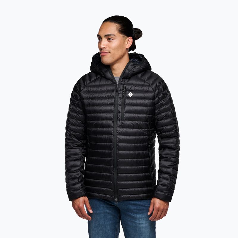 Férfi pehelykabát Black Diamond Approach Down Hoody fekete