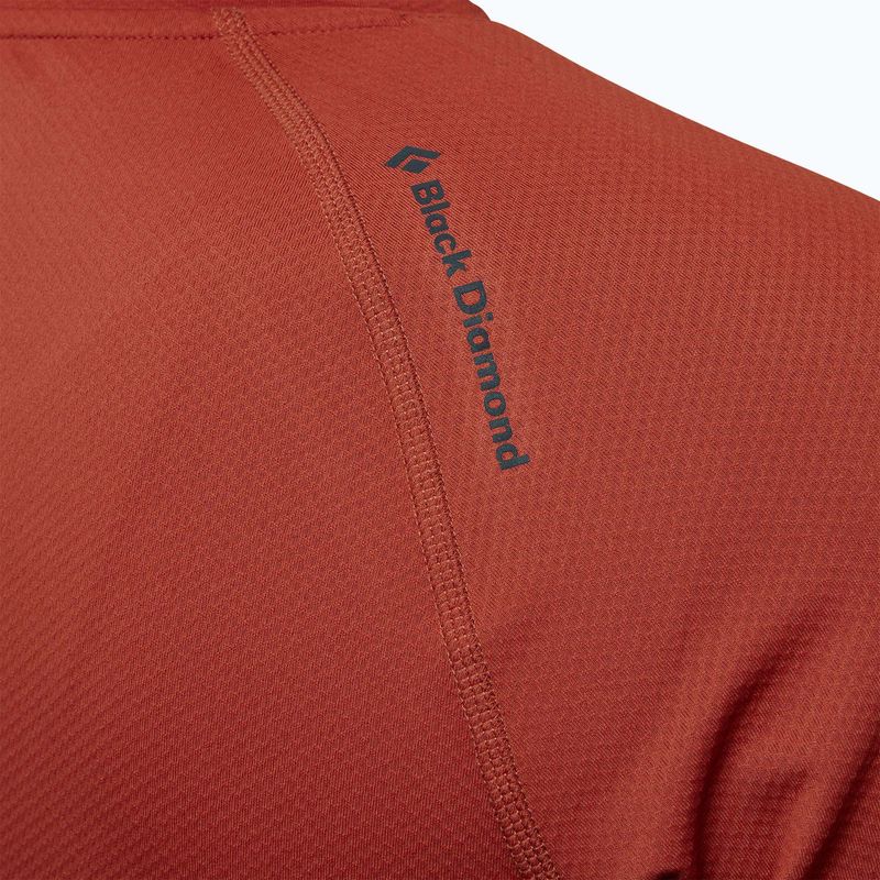 Férfi trekking pulóver Black Diamond Alpenglow Crew burnt sienna 4