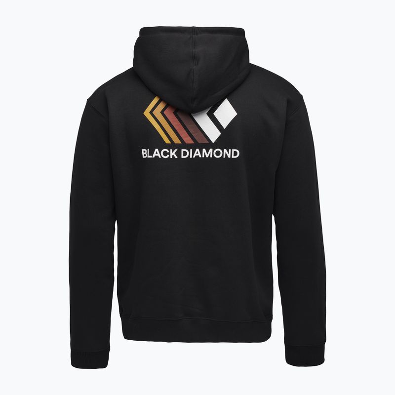 Férfi Black Diamond Faded Full Zip Hoody fekete 5