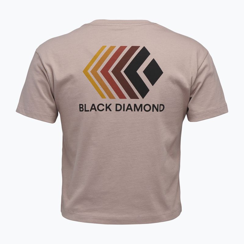 női póló Black Diamond Faded Crop pale mauve 5