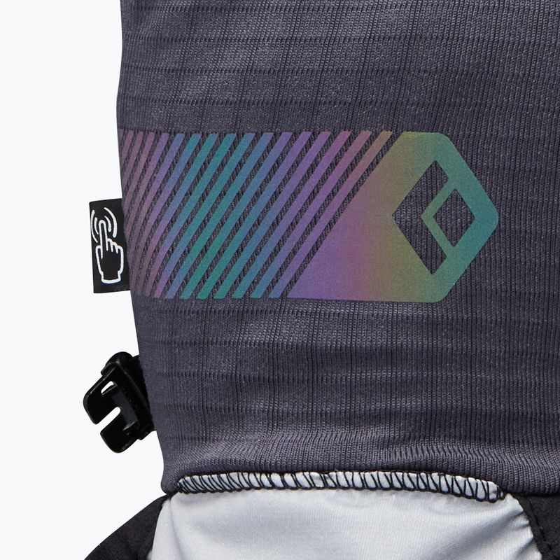 Túrakesztyűk Black Diamond Gridtech Storm Hood carbon/glacier 7