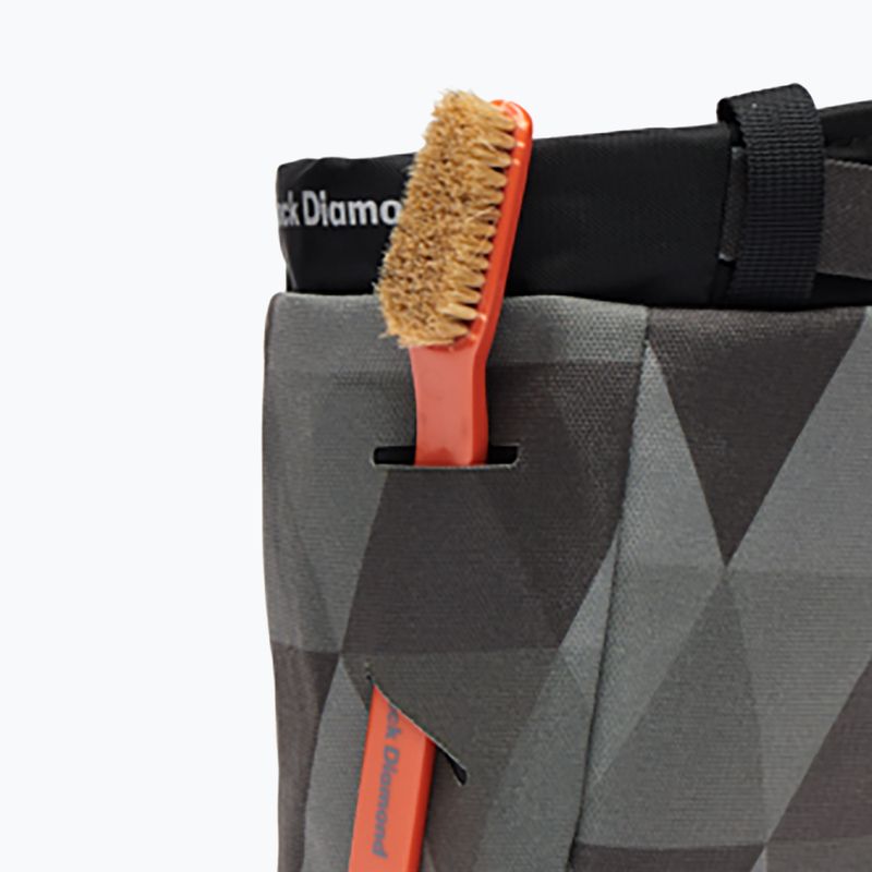 Black Diamond Gym szürke steppelt magnézia táska 3